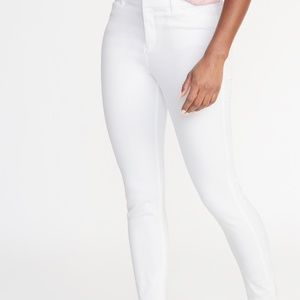 Mid-Rise Pixie Ankle Pants for Women new white